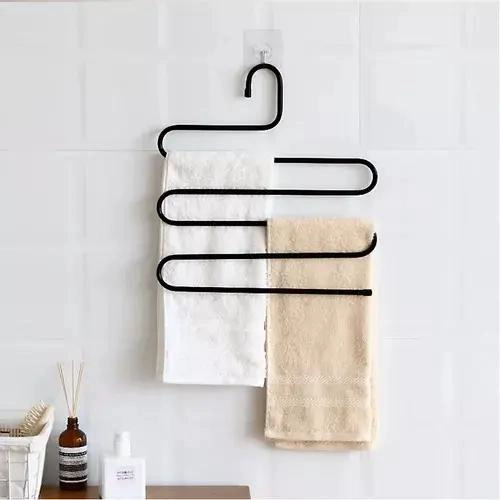 PACK DE 2 GANCHOS COLGADORES METALICOS PARA PANTALONES - 3