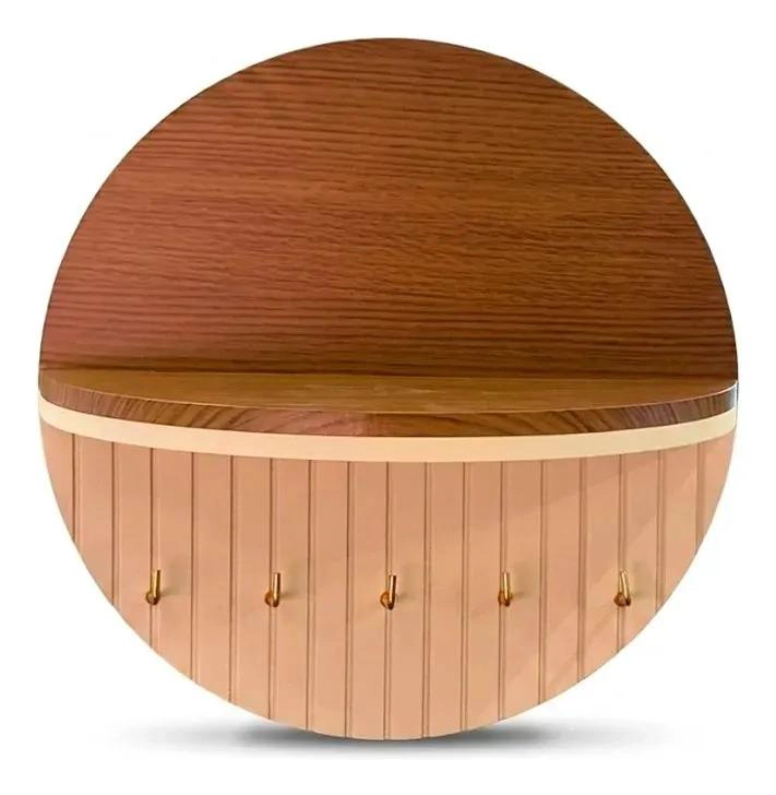 REPISA ORGANIZADOR DE PARED PARA LLAVES Y DOCUMENTOS EN MADERA - 4