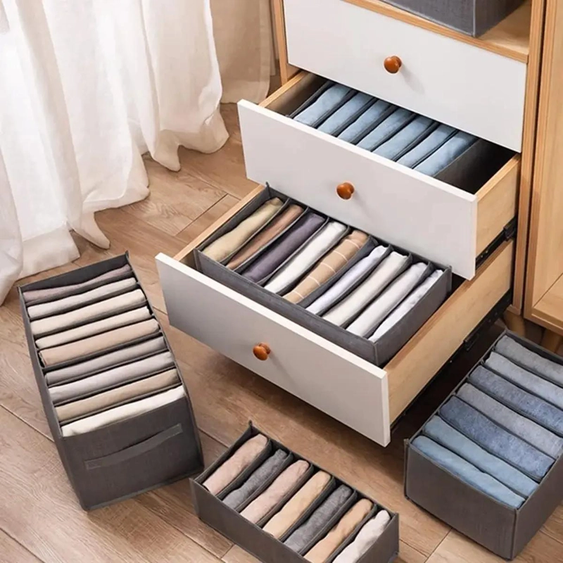 ORGANIZADOR DE ARMARIO CON 9 COMPARTIMENTOS PARA ROPA - 6