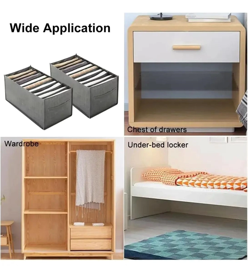 ORGANIZADOR DE ARMARIO CON 9 COMPARTIMENTOS PARA ROPA - 7