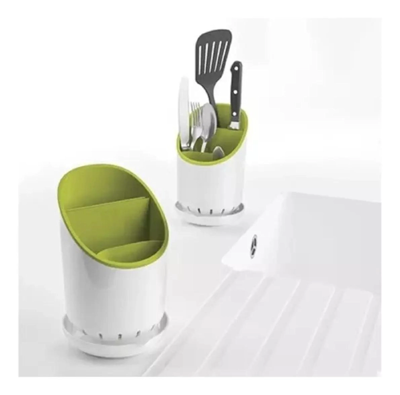 ESCURRIDOR PARA CUBIERTOS CON DISEÑO ORGANIZADOR Y DRENAJE - 4