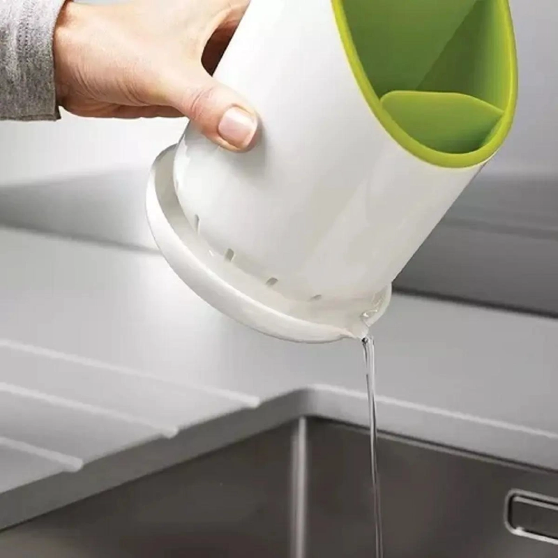 ESCURRIDOR PARA CUBIERTOS CON DISEÑO ORGANIZADOR Y DRENAJE - 5