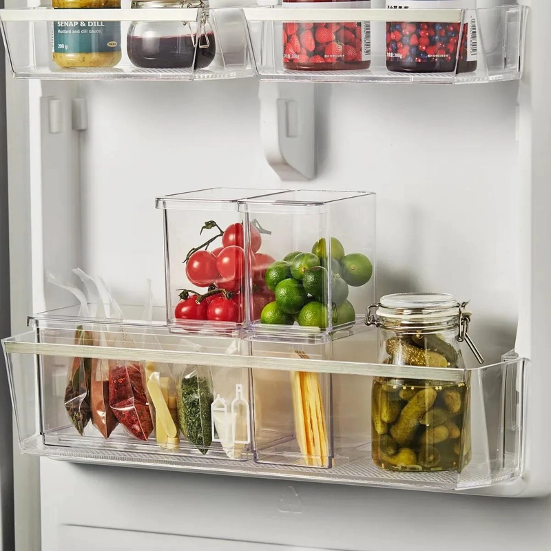 ORGANIZADOR APILABLE TRANSPARENTE PARA REFRIGERADOR - 4