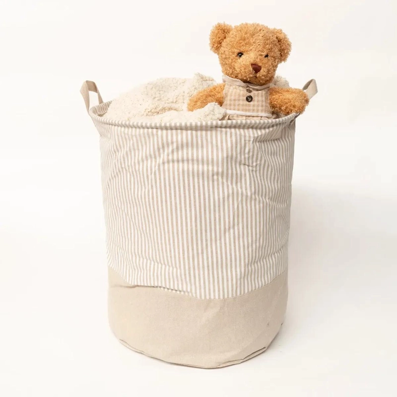 CESTO ORGANIZADOR DE ROPA Y JUGUETES 40X50CM CON ASA - 1