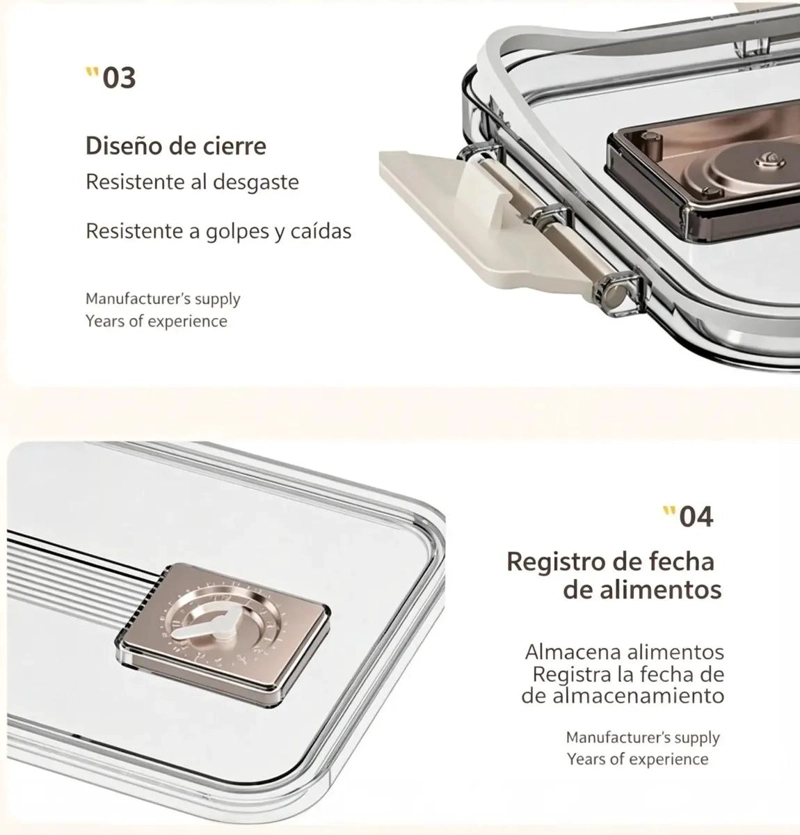 SET ORGANIZADOR DE NEVERA CON COMPARTIMIENTOS MULTIUSOS - 2