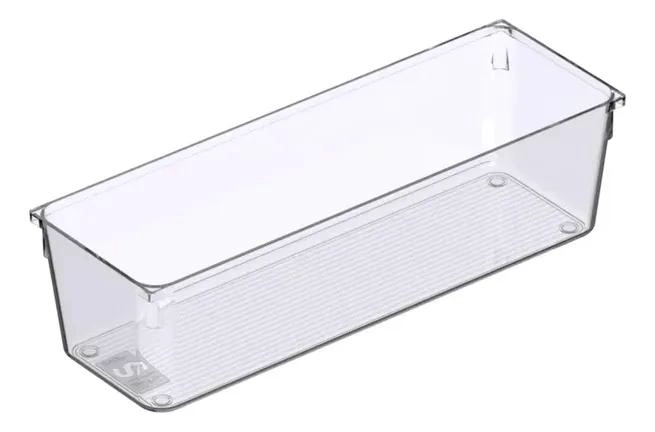 CAJA ORGANIZADORA MULTIFUNCIONAL TRANSPARENTE 30.5X10.2X8.3 CM - 1