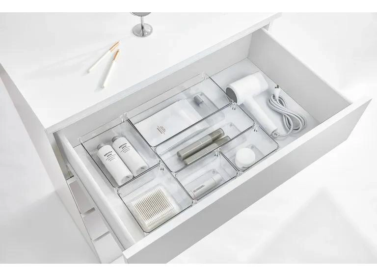 CAJA ORGANIZADORA MULTIFUNCIONAL TRANSPARENTE 30.5X10.2X8.3 CM - 2