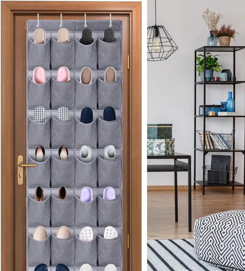 ORGANIZADOR COLGANTE PARA ZAPATOS Y ACCESORIOS CON 24 BOLSILLOS - 2