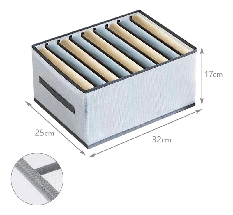 ORGANIZADOR RECTANGULAR DE ROPA CON 9 DIVISORES - 2