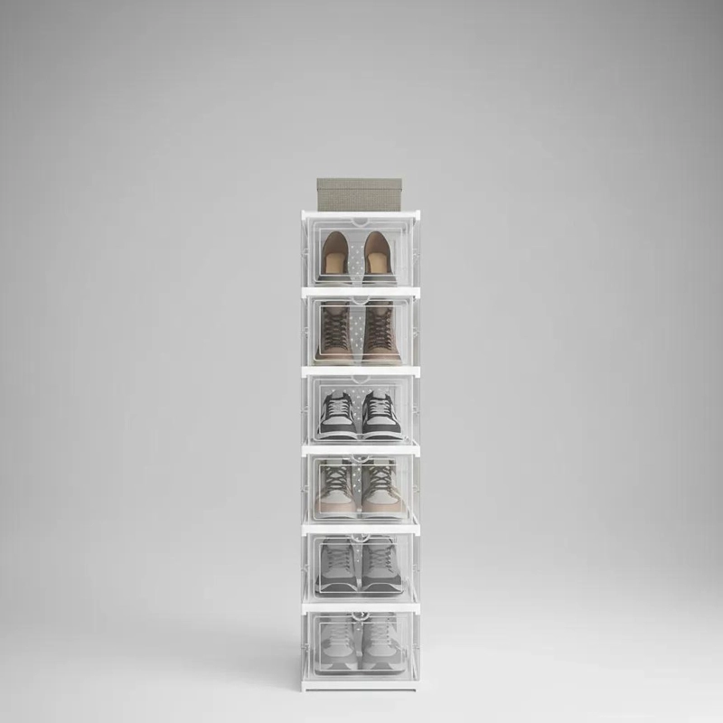 ZAPATERO ORGANIZADOR DE 6 NIVELES CON DISEÑO TRANSPARENTE - 3