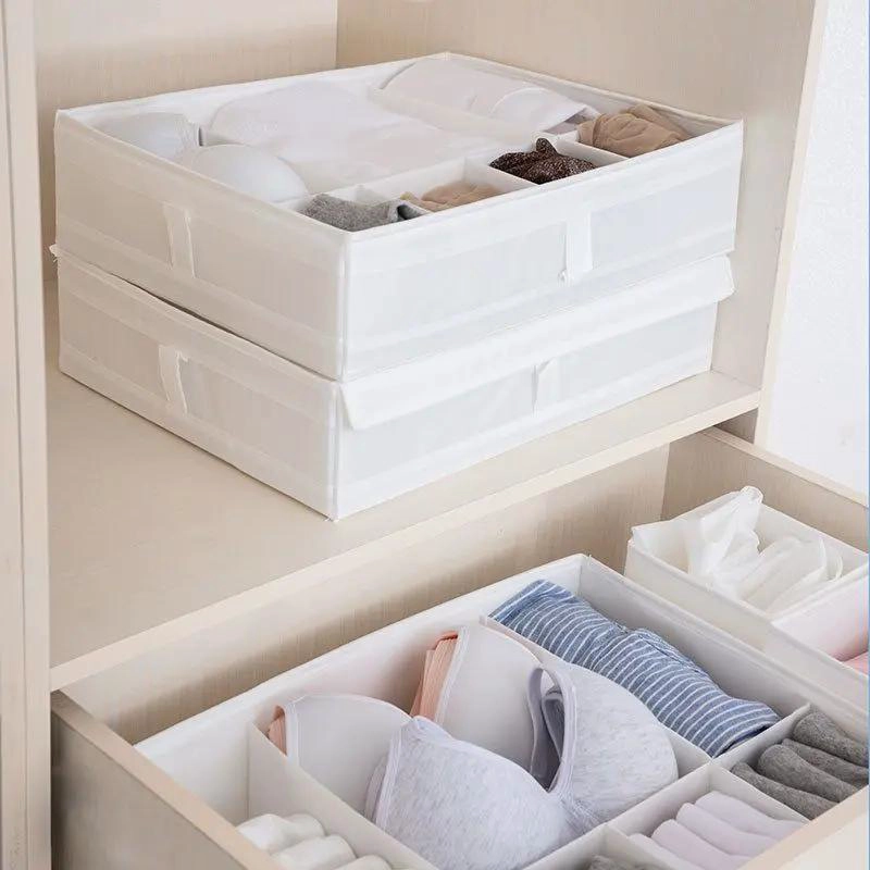 ORGANIZADOR PLEGABLE DE ROPA CON 7 COMPARTIMIENTOS - 4