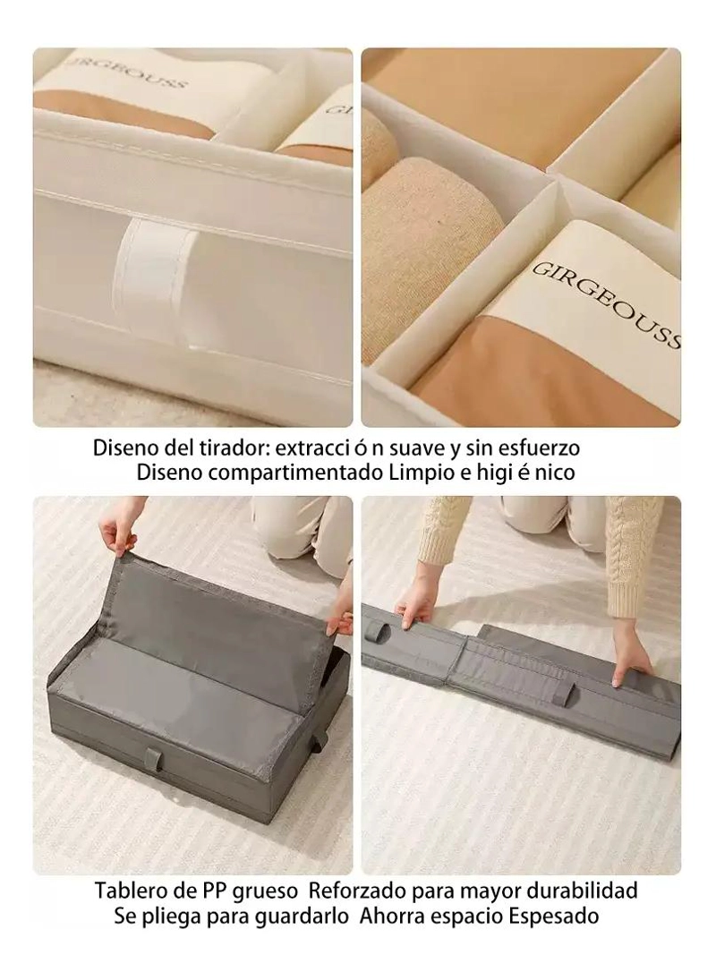 ORGANIZADOR PLEGABLE DE ROPA CON 7 COMPARTIMIENTOS - 7