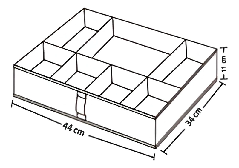 ORGANIZADOR PLEGABLE DE ROPA CON 7 COMPARTIMIENTOS - 9