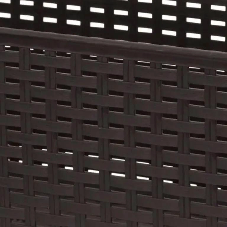 CANASTILLA ORGANIZADORA 5.5 LITROS COLOR MARRON PARA ALMACENAJE - 3