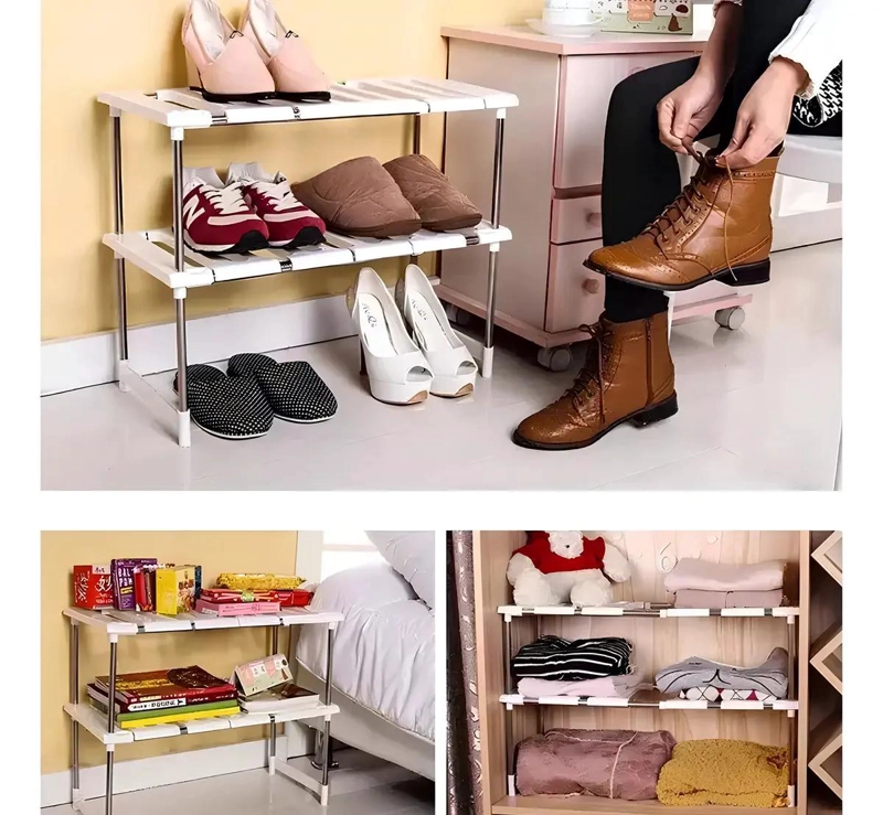 ORGANIZADOR DE COCINA EXPANDIBLE BLANCO AJUSTABLE PARA 15 KG - 3