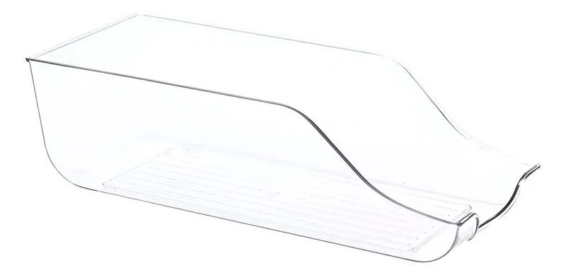 ORGANIZADOR TRANSPARENTE PARA REFRIGERADOR IDEAL PARA LATAS - 1