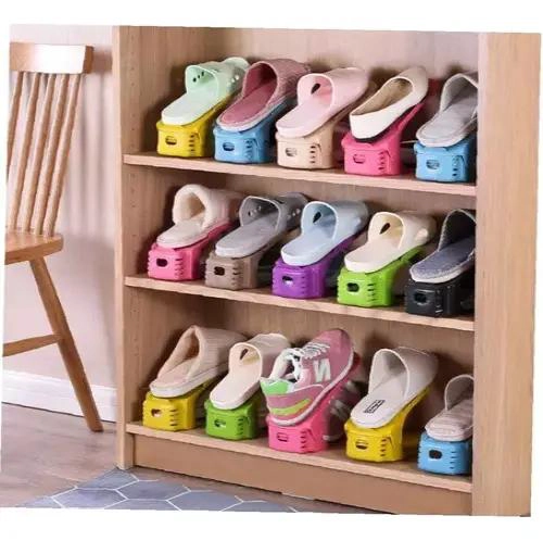 ORGANIZADOR DE ZAPATOS PLASTICO 13 CM PACK DE 6 UNIDADES - 4