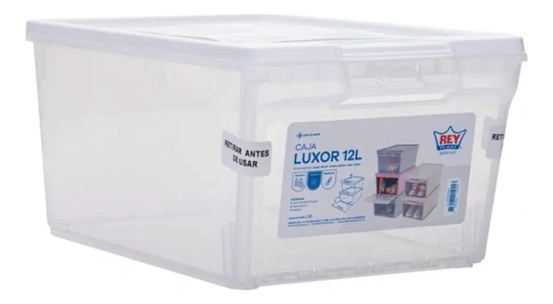 CAJA ORGANIZADORA APILABLE PARA ZAPATOS Y ACCESORIOS 12L - 1