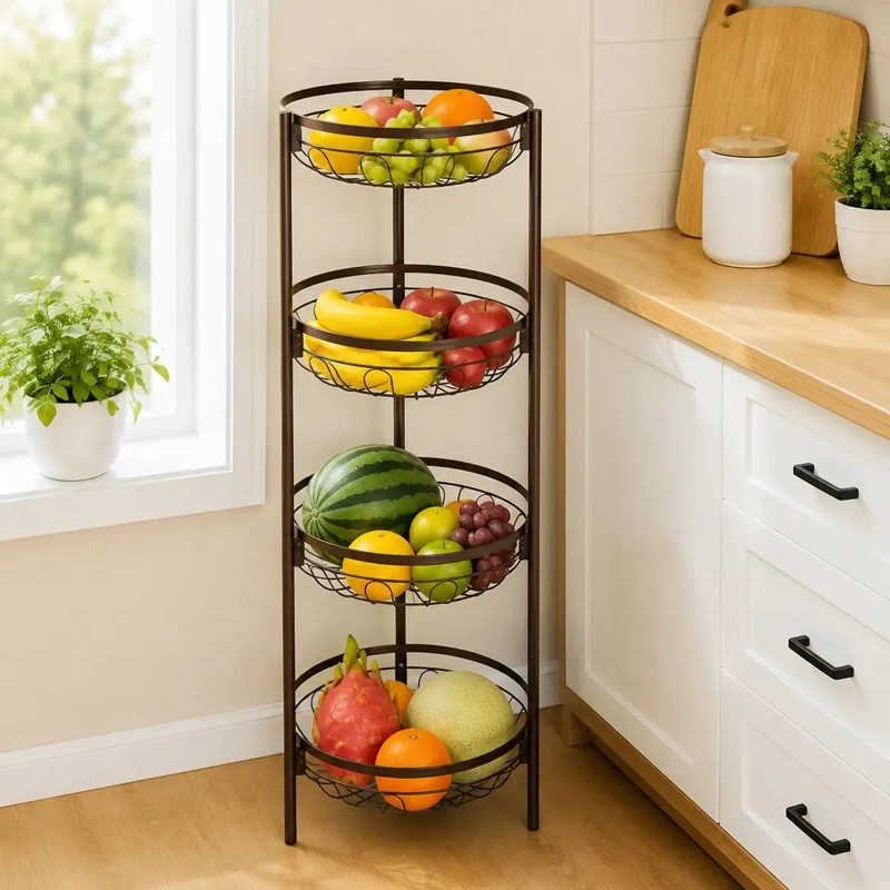 ORGANIZADOR MULTIUSOS PARA FRUTAS Y VERDURAS DE 4 NIVELES - 8