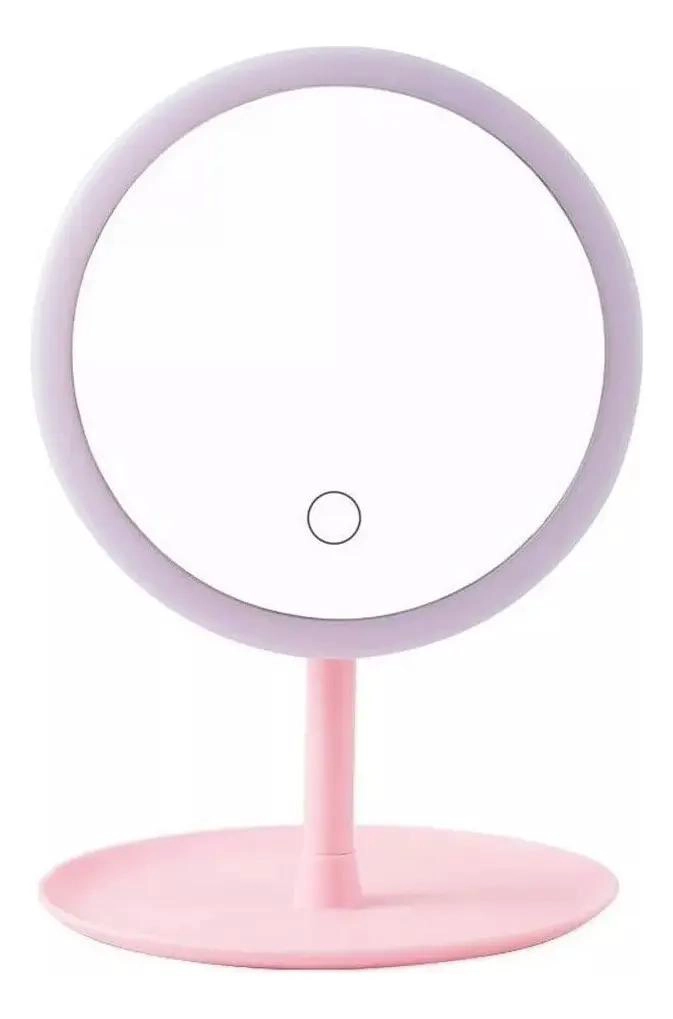 ESPEJO DE MAQUILLAJE LED GIRATORIO Y PLEGABLE CON SOPORTE - 1