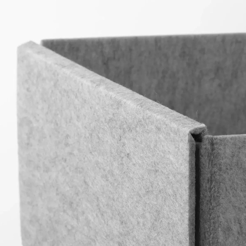 CAJAS ORGANIZADORAS DE FIELTRO 25X27X12 CM EN COLOR GRIS - 2