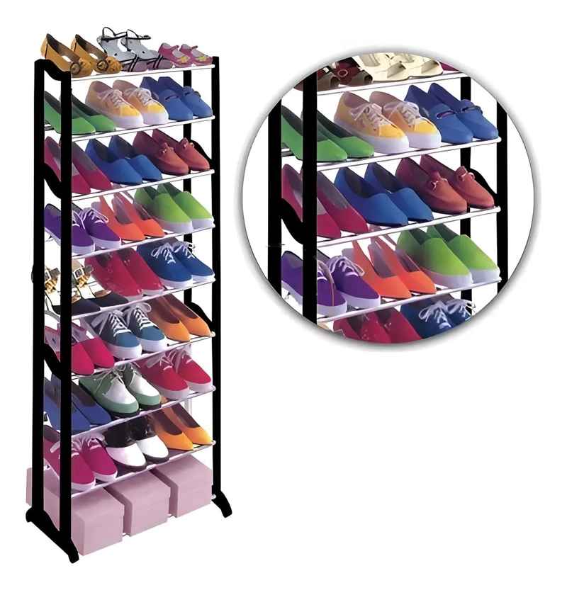 ORGANIZADOR DE ZAPATOS DE 10 NIVELES PARA 30 PARES - 1