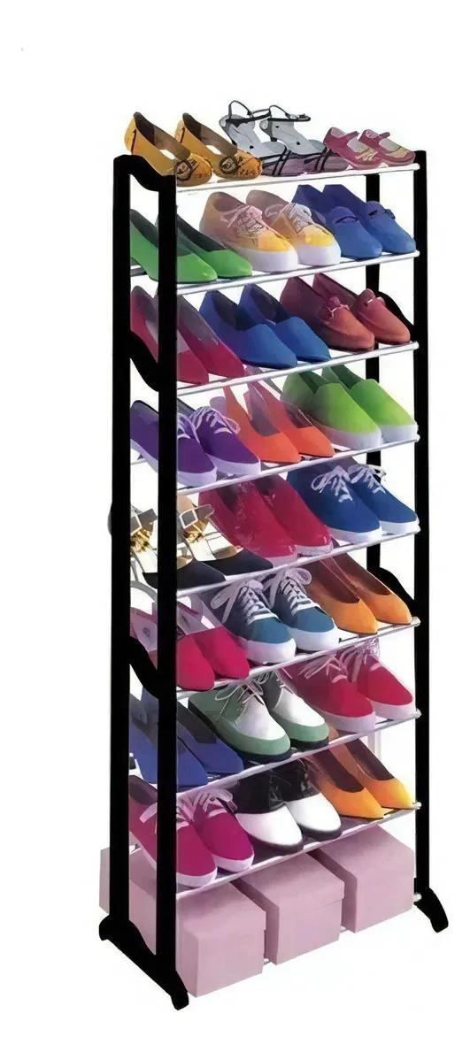 ORGANIZADOR DE ZAPATOS DE 10 NIVELES PARA 30 PARES - 2