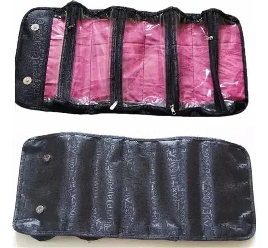 ESTUCHE ORGANIZADOR COSME TICO PLEGABLE CON COMPARTIMENTOS - 2