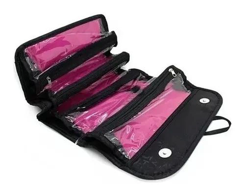 ESTUCHE ORGANIZADOR COSME TICO PLEGABLE CON COMPARTIMENTOS - 5