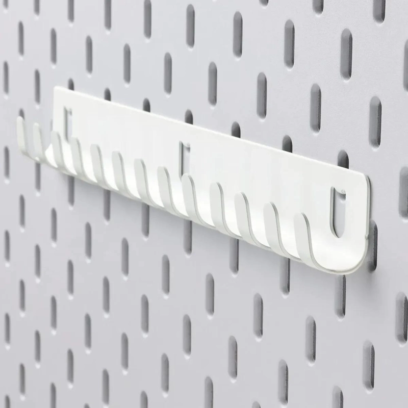 PERCHERO DE PARED CON GANCHOS PARA ORGANIZACION DE ACCESORIOS - 2