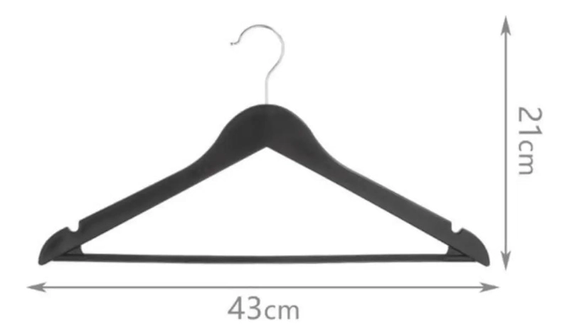 PACK DE 6 COLGADORES DE ROPA PARA ORGANIZAR ARMARIOS - 4