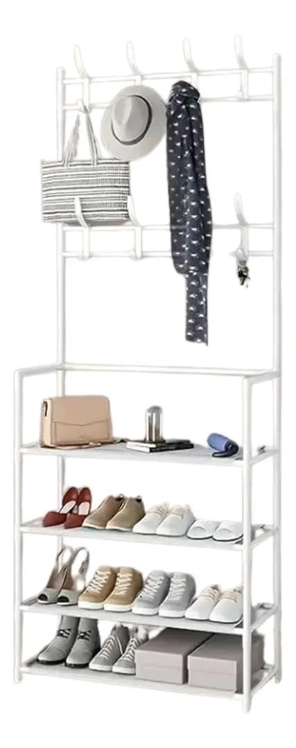 ORGANIZADOR COLGADOR DE ZAPATOS Y PERCHERO MULTIFUNCIONAL - 1