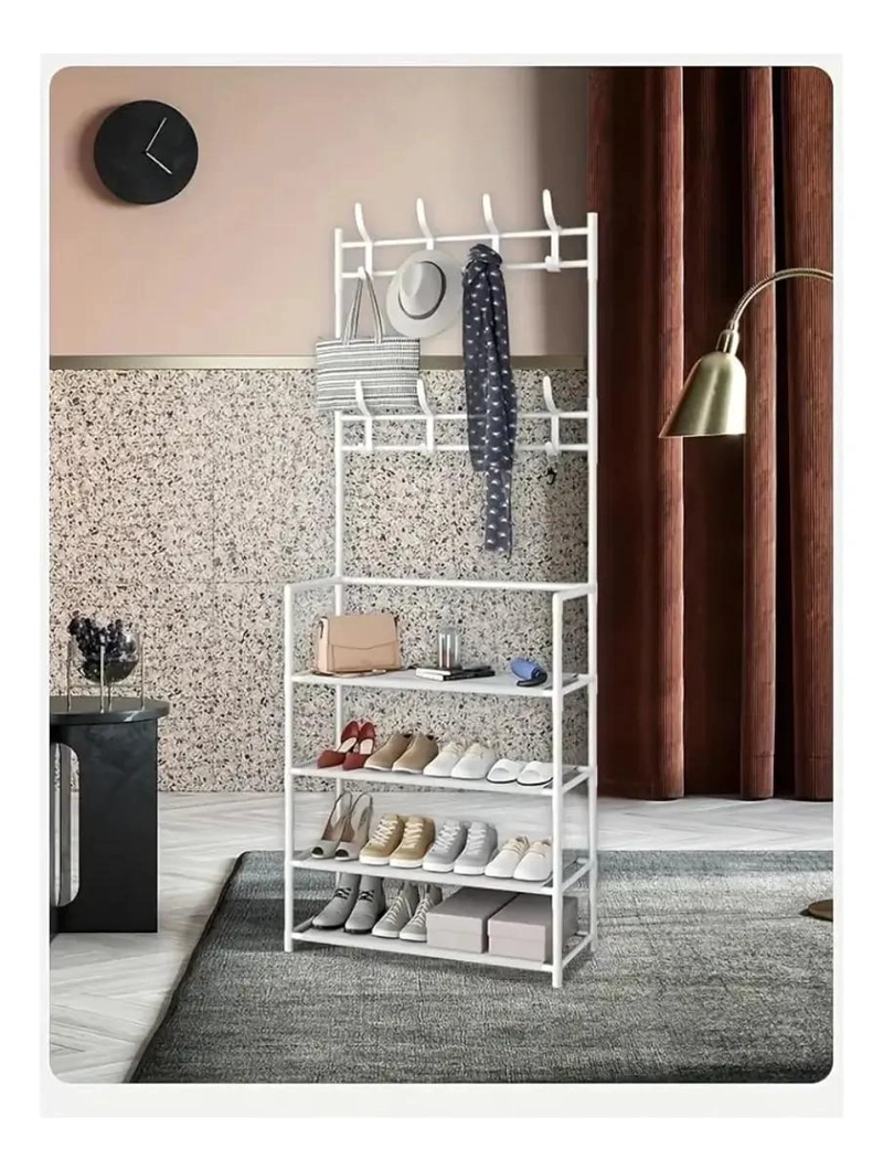 ORGANIZADOR COLGADOR DE ZAPATOS Y PERCHERO MULTIFUNCIONAL - 3
