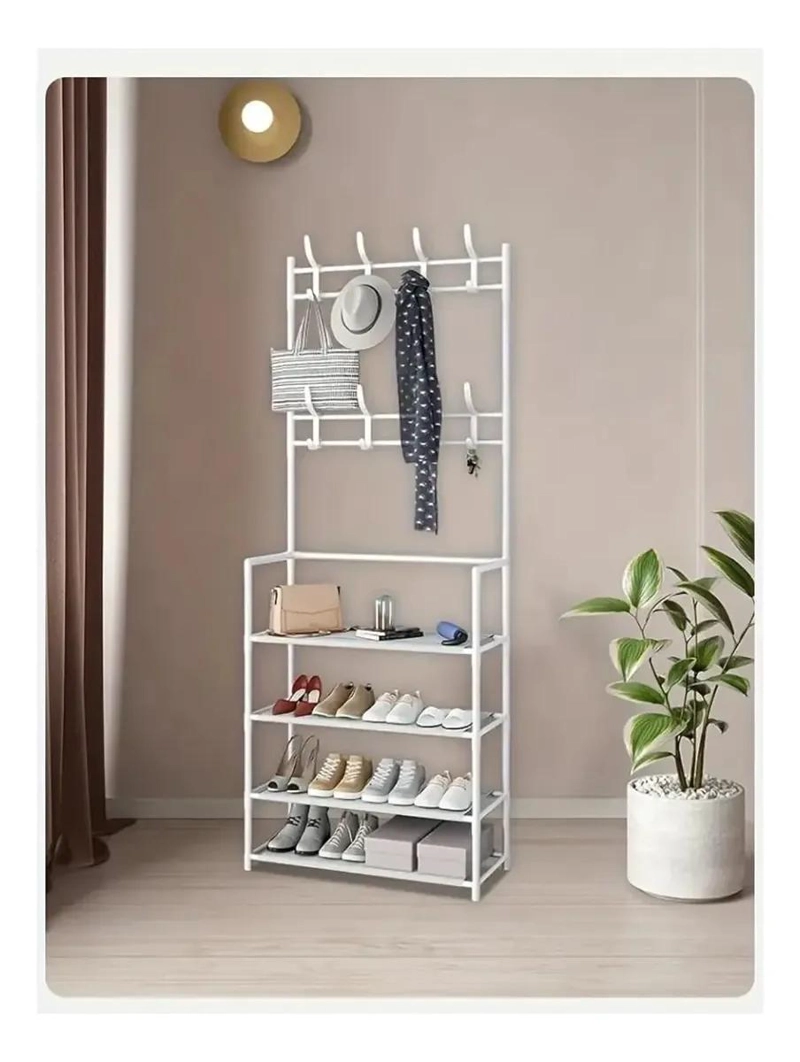 ORGANIZADOR COLGADOR DE ZAPATOS Y PERCHERO MULTIFUNCIONAL - 4