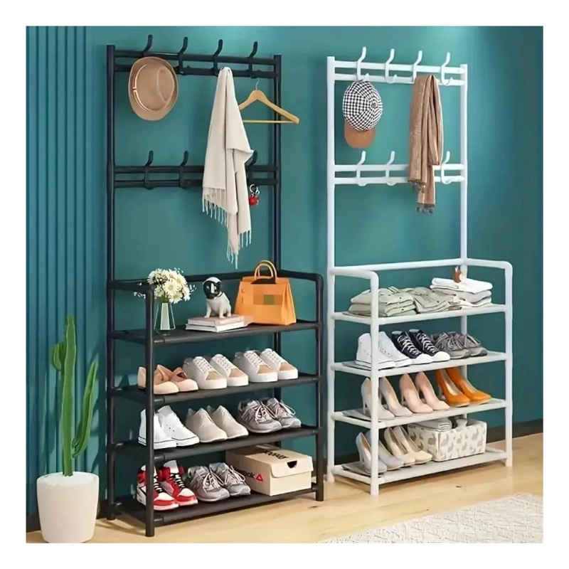 ORGANIZADOR COLGADOR DE ZAPATOS Y PERCHERO MULTIFUNCIONAL - 5