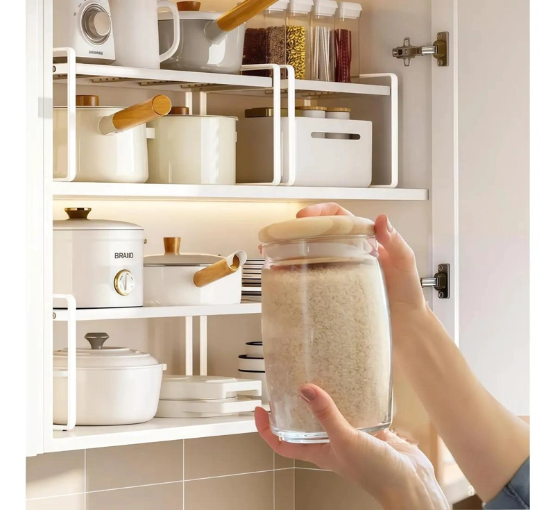 ESTANTE ORGANIZADOR EXTENSIBLE PARA COCINA Y BAÑO - 5
