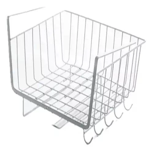 REPISA COLGANTE REJILLA METALICA PARA COCINA Y BAÑO - 1