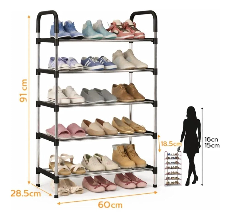 ZAPATERO ORGANIZADOR ARMABLE PARA CALZADO CON DISEÑO MODULAR - 2