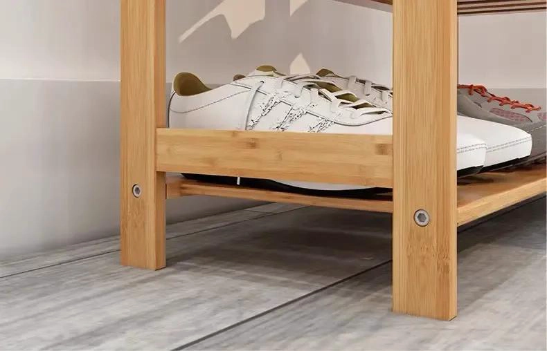 ORGANIZADOR DE ZAPATOS DE BAMBU CON 5 NIVELES PARA CALZADO - 2