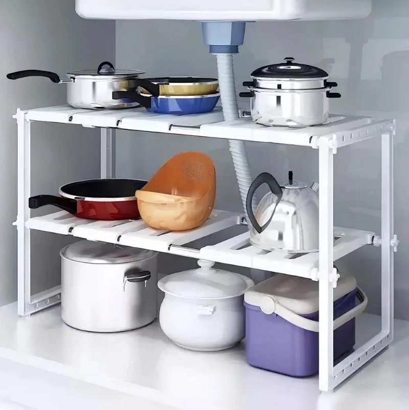 ORGANIZADOR EXPANDIBLE PARA COCINA Y BAÑO - 2
