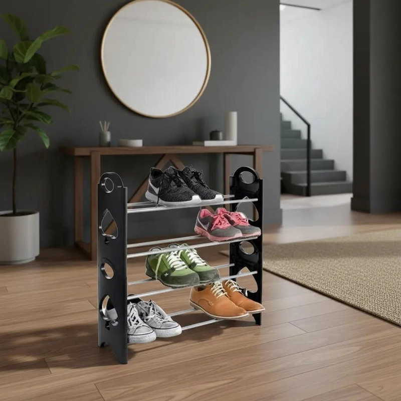 ORGANIZADOR PARA 12 PARES DE ZAPATOS CON DISEÑO FUNCIONAL - 1
