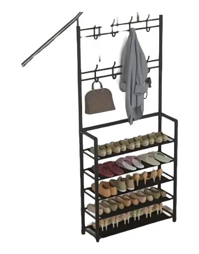 ORGANIZADOR COLGADOR DE ZAPATOS PARA ARMARIO CON 5 NIVELES - 2
