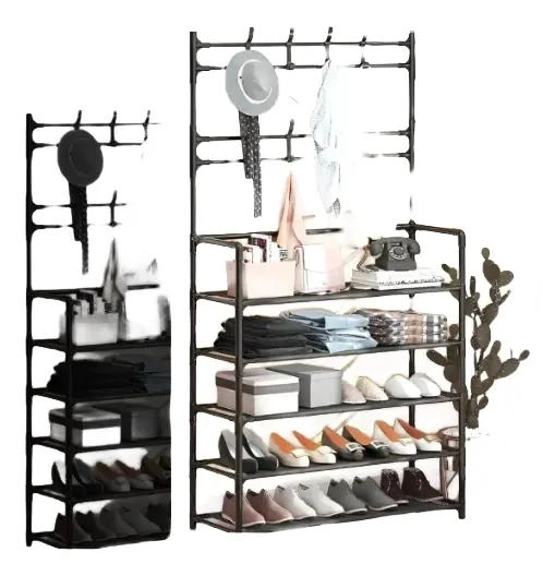 ORGANIZADOR COLGADOR DE ZAPATOS PARA ARMARIO CON 5 NIVELES - 3