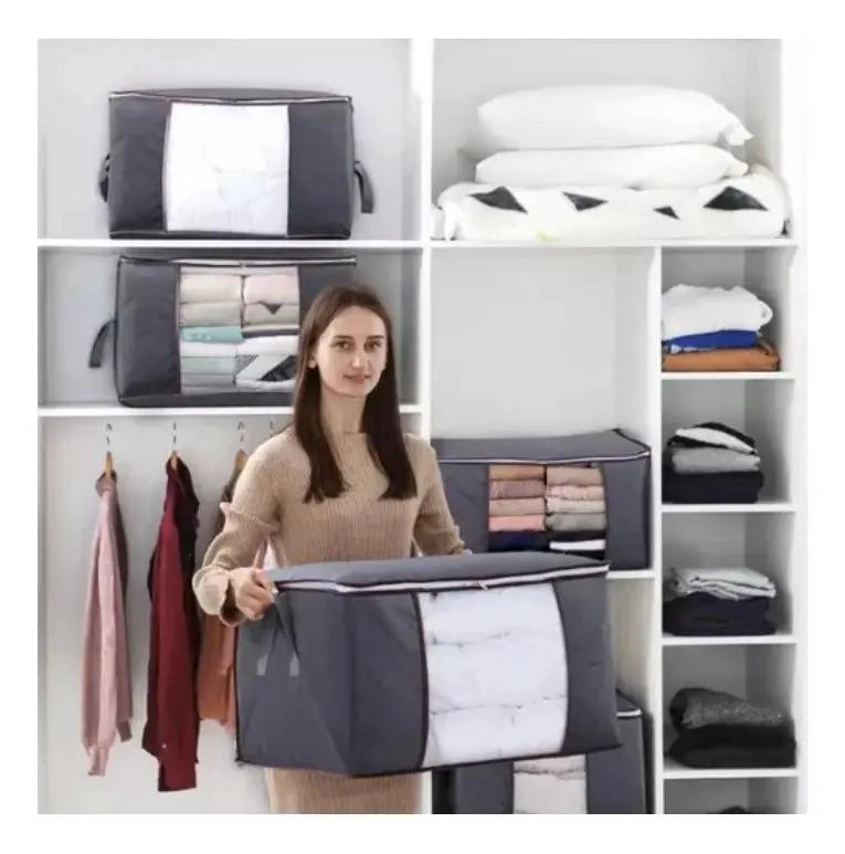 PACK DE 6 ORGANIZADORES DE ALMACENAMIENTO PARA ROPA - 6