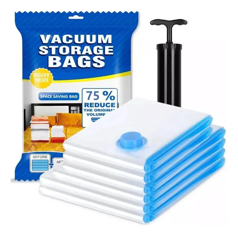 BOLSA DE ALMACENAMIENTO AL VACIO CON BOMBA MANUAL - 1