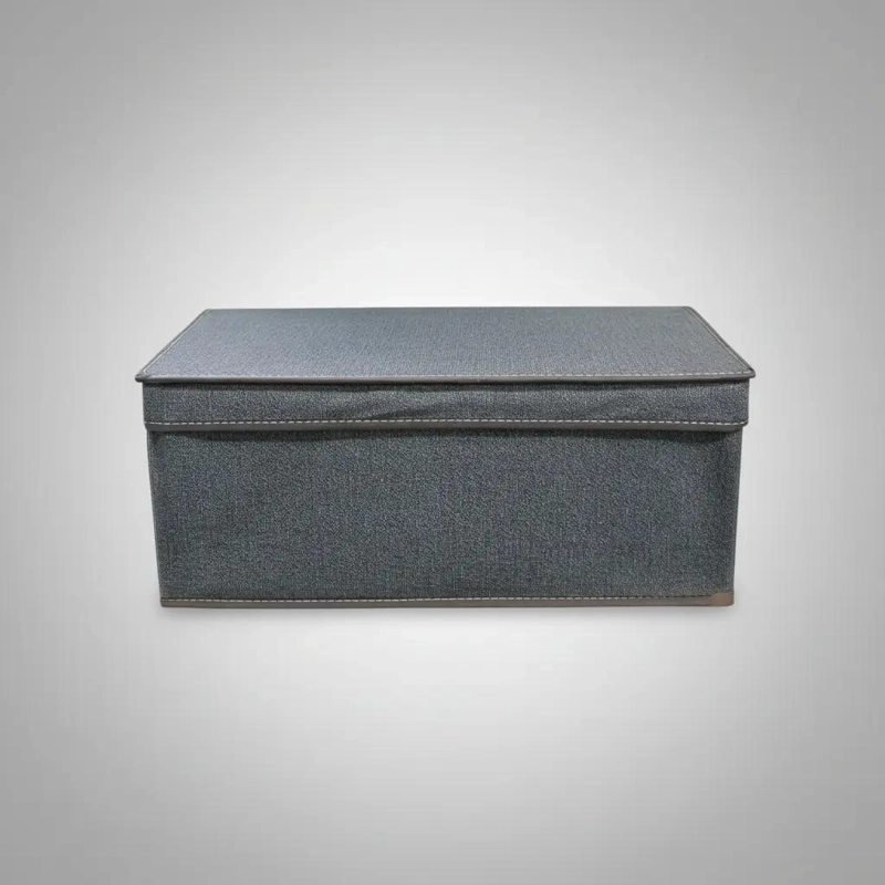 CAJA ORGANIZADORA PLEGABLE PARA CLOSET EN COLOR GRIS - 7