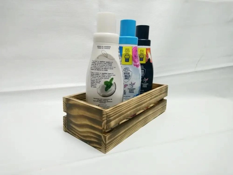 SET DE 3 CAJAS ORGANIZADORAS DE MADERA RUSTICA PARA HOGAR - 6