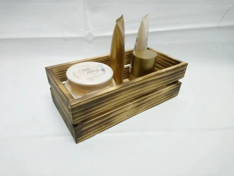SET DE 3 CAJAS ORGANIZADORAS DE MADERA RUSTICA PARA HOGAR - 7