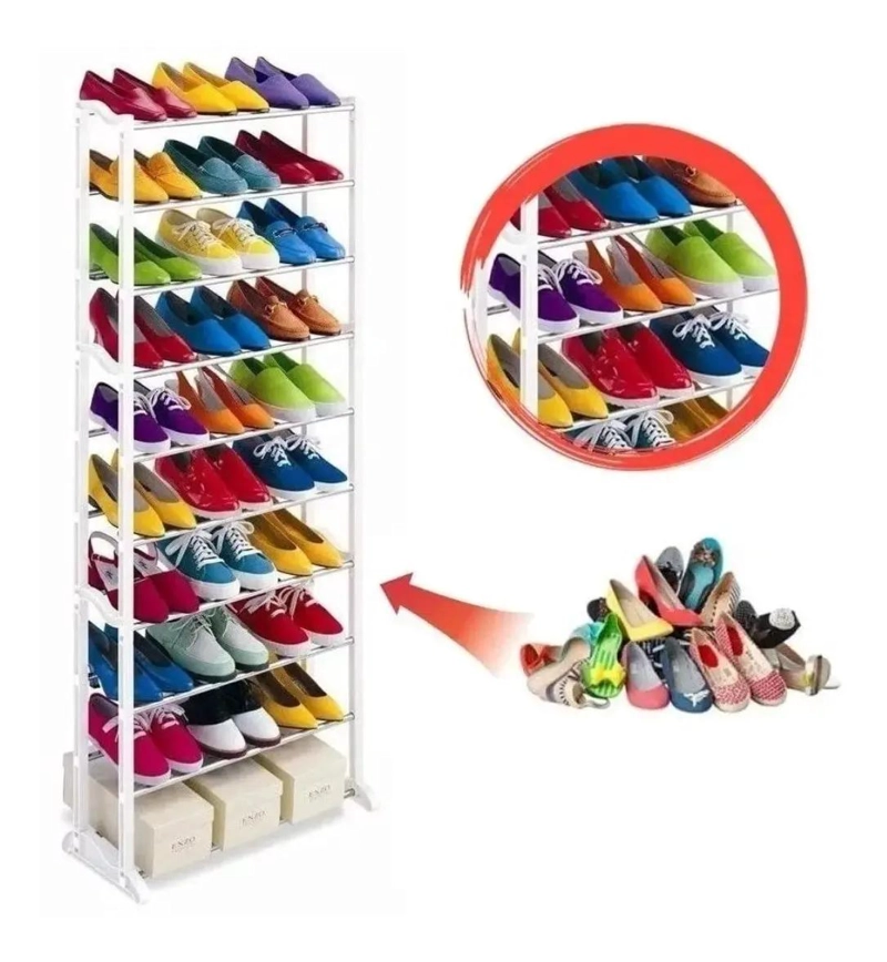 ORGANIZADOR DE CALZADO PARA 30 PARES CON DISEÑO ELEGANTE - 2