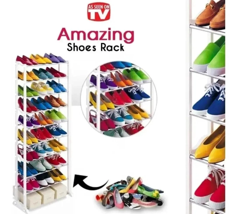 ORGANIZADOR DE CALZADO PARA 30 PARES CON DISEÑO ELEGANTE - 6